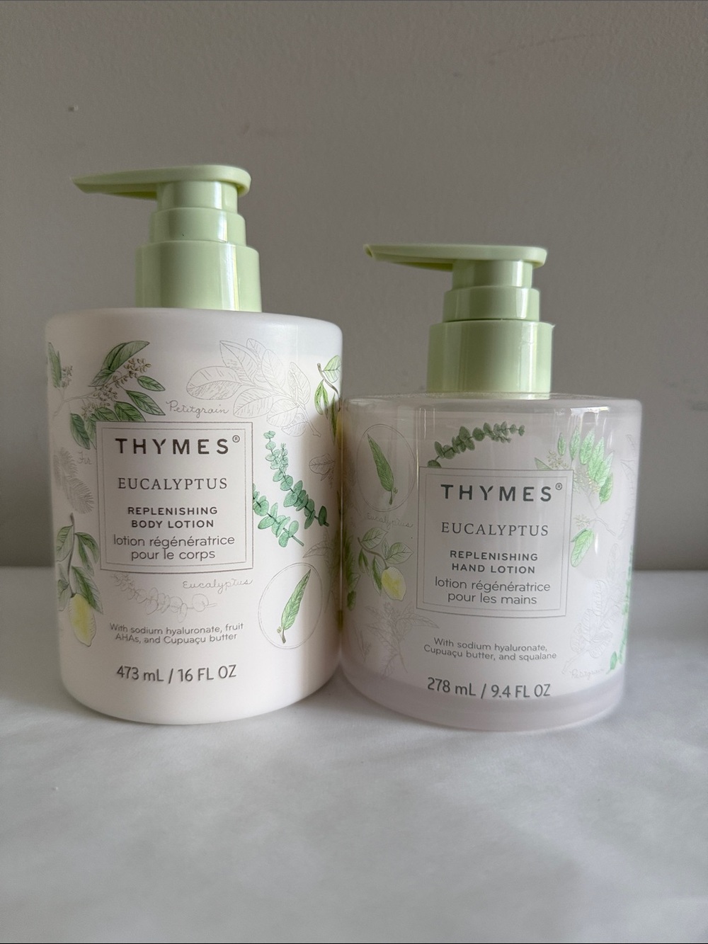 Mega Promotion Eucalyptus Replenishing Body lotion16floz & Hand Lotion 9.4floz